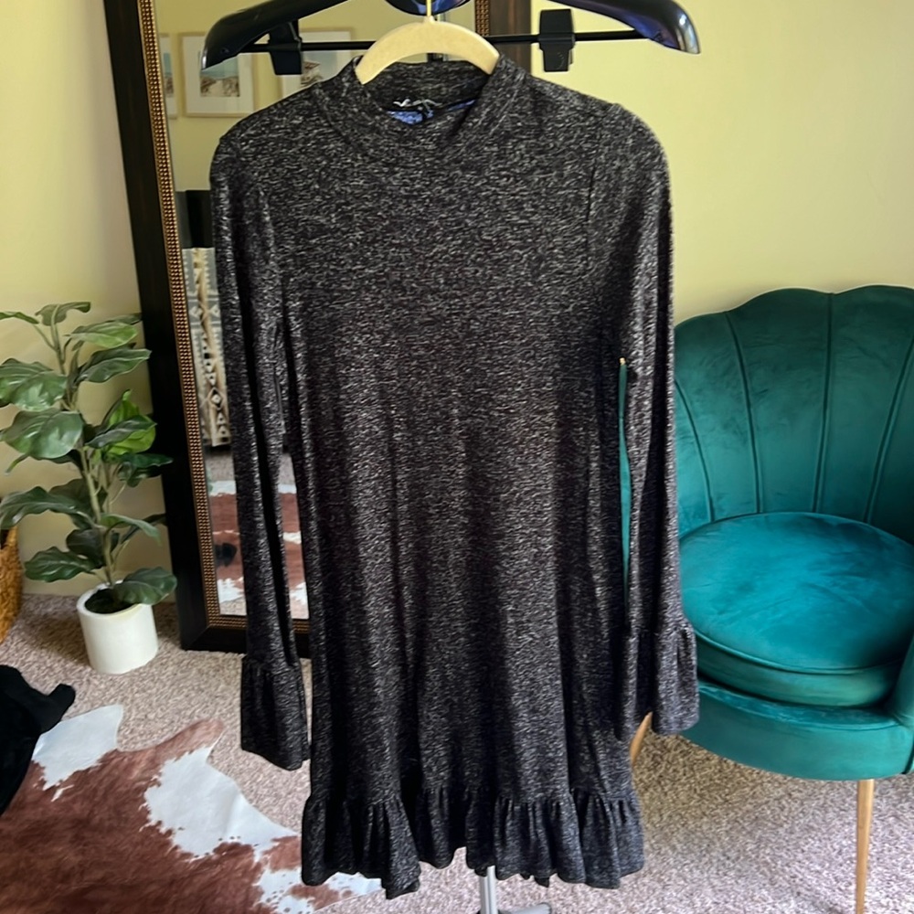 Express Ruffle Sweater Dress